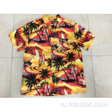 Мужская гавайская повседневная рубашка